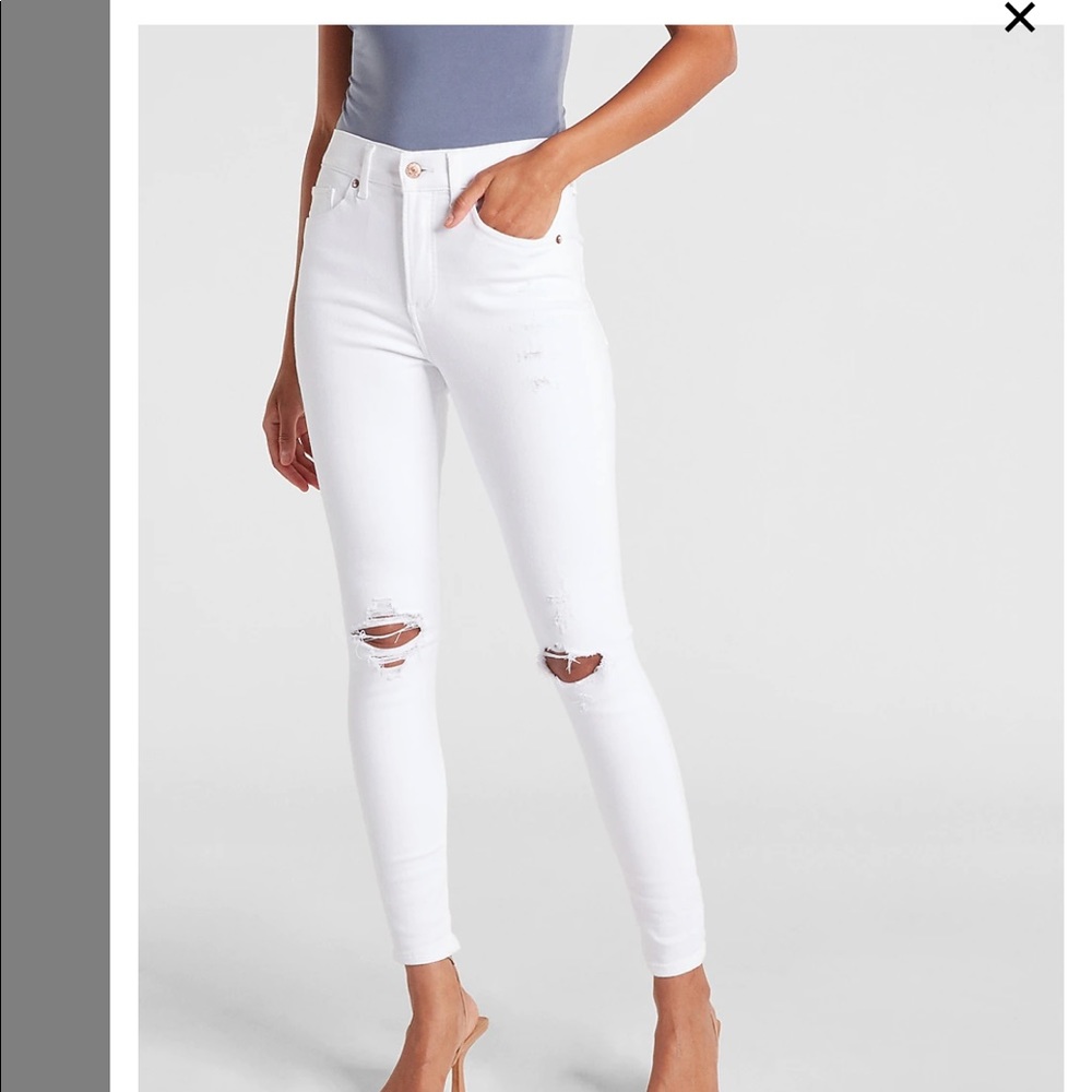 Divided by H&M Distressed skinny jeans